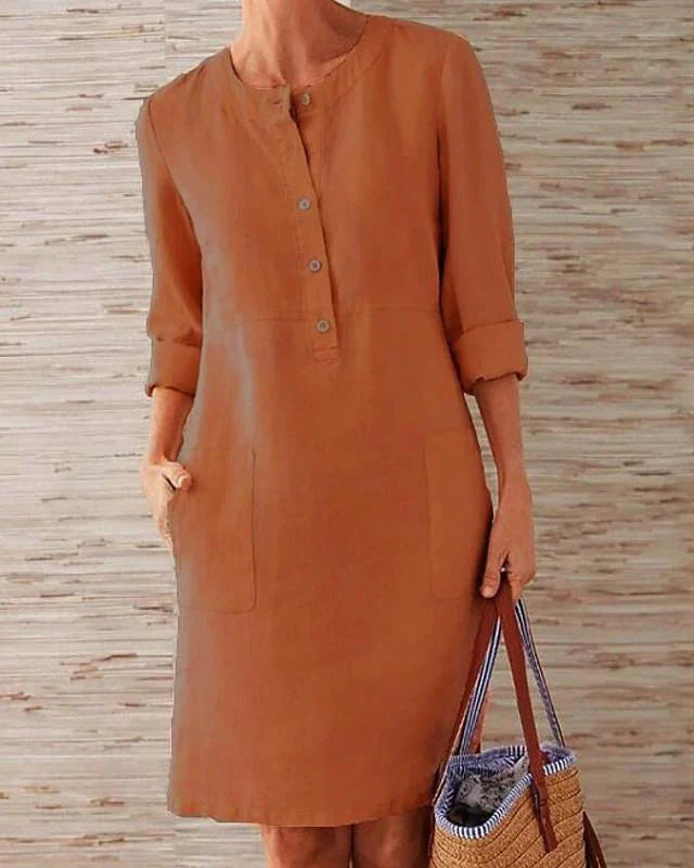 Julia - Robe élégante femme longueur genou ajustée