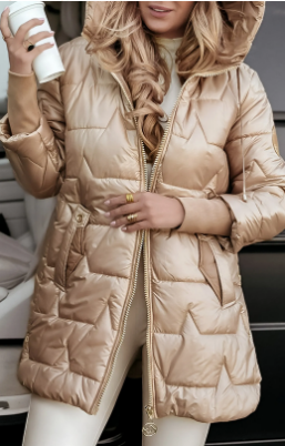 Livia - Manteau d'hiver à capuche pour femmes